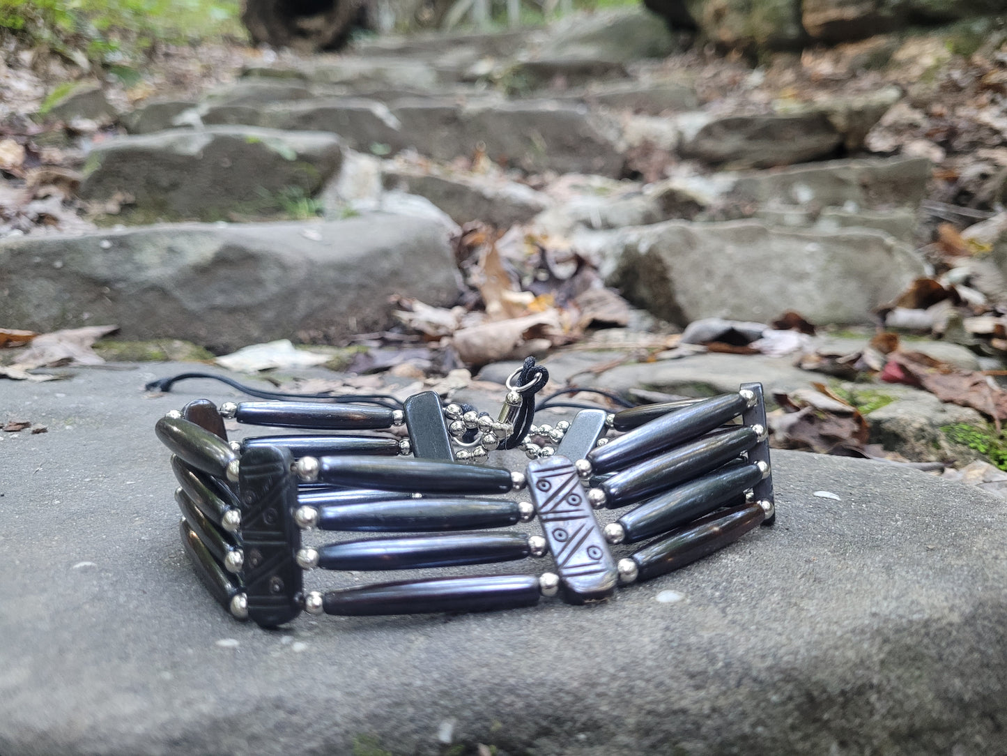 Mystic Midnight Bone Choker Necklace
