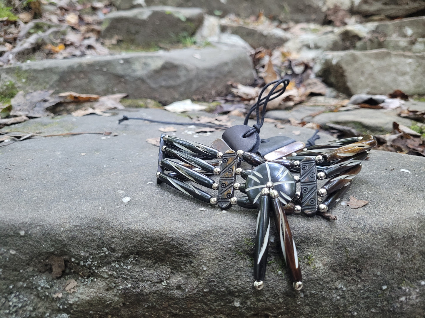 Darkwood Dream Bone Choker Necklace