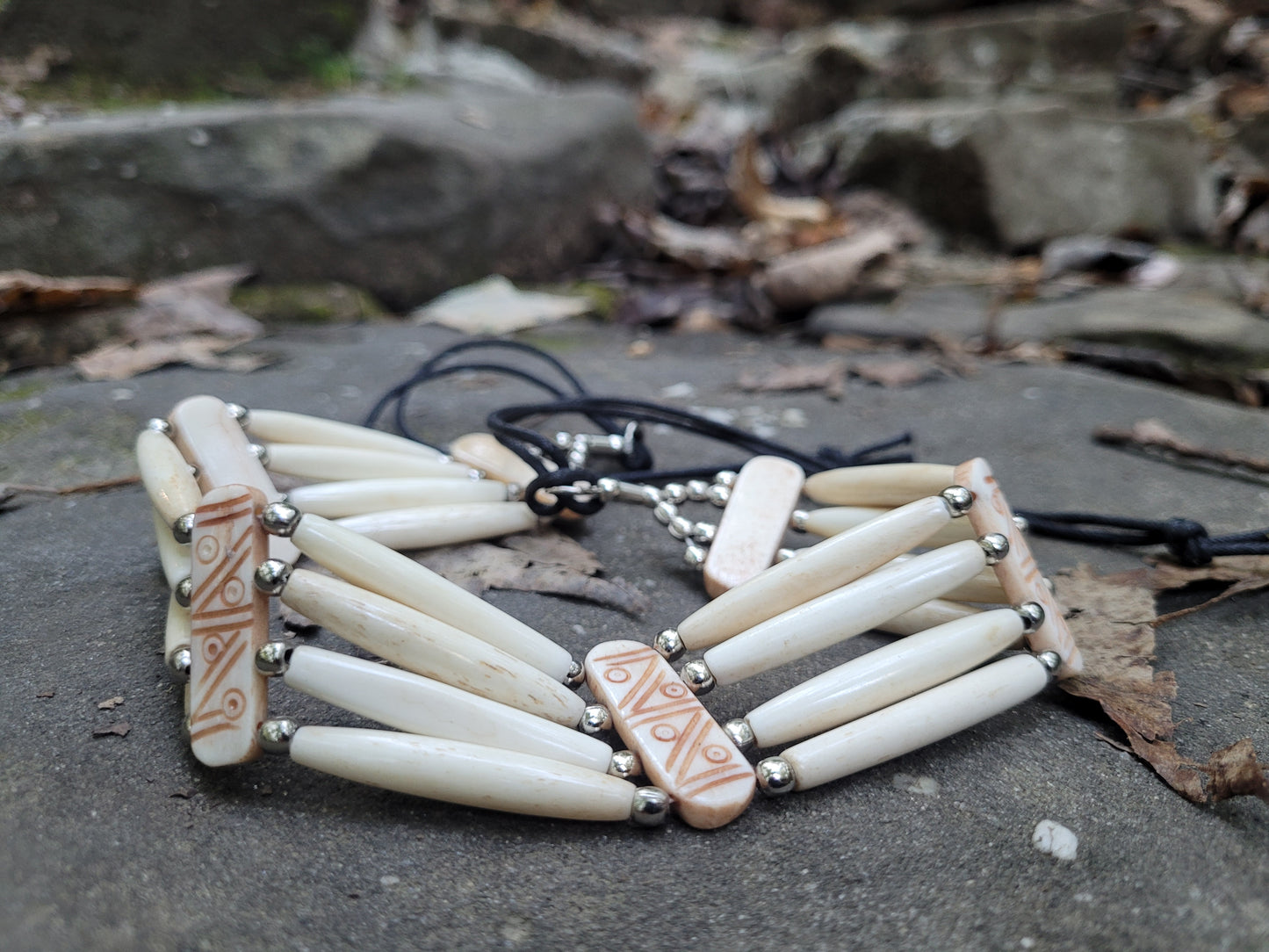 Ivory Spirit Bone Choker Necklace