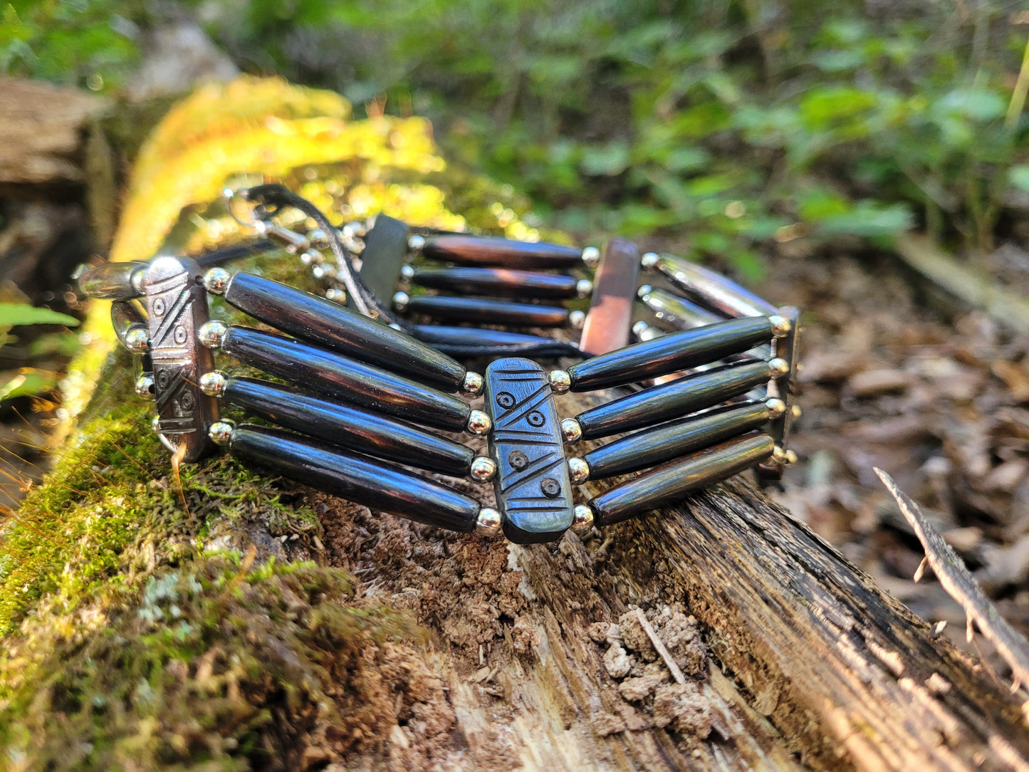 Mystic Midnight Bone Choker Necklace