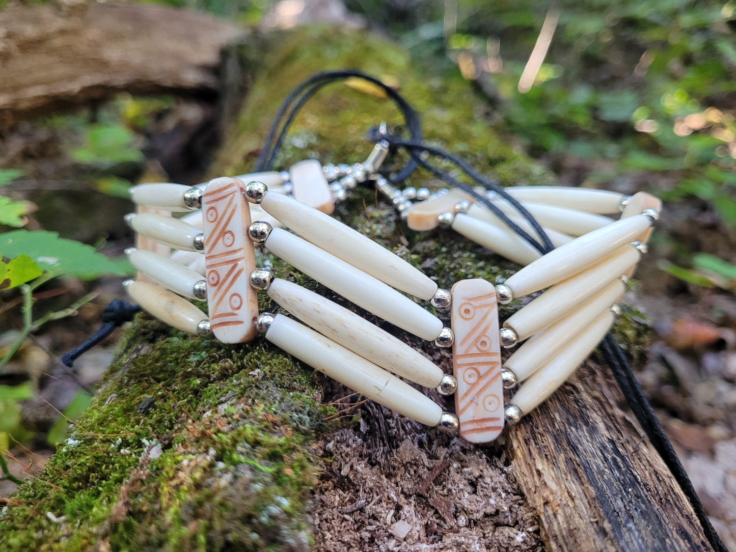 Ivory Spirit Bone Choker Necklace