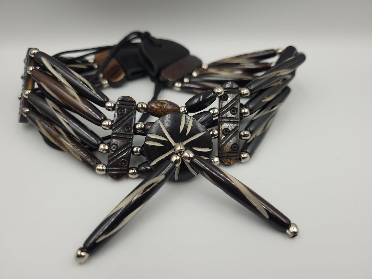 Darkwood Dream Bone Choker Necklace