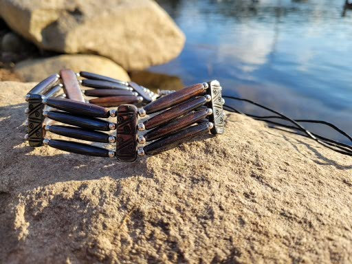 Mystic Midnight Bone Choker Necklace