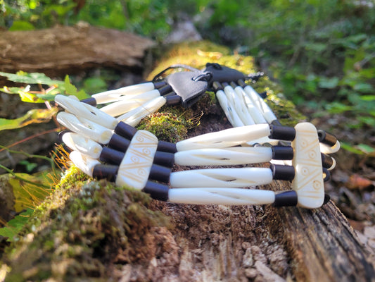 Mystic Trails Bone Choker Necklace