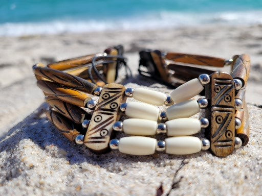 Sandstone Serenity Bone Choker Necklace